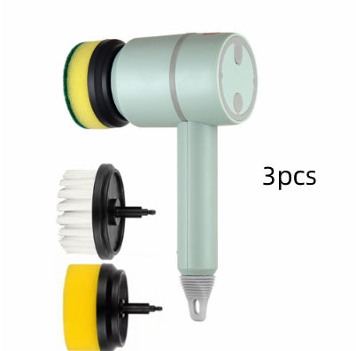 Electric Cleaning Brush – Wireless USB Rechargeable Spin Scrubber for Kitchen, Bathtub, Tiles & Dishes