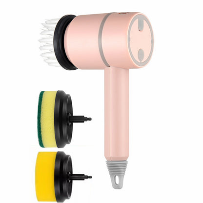 Electric Cleaning Brush – Wireless USB Rechargeable Spin Scrubber for Kitchen, Bathtub, Tiles & Dishes