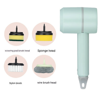 Electric Cleaning Brush – Wireless USB Rechargeable Spin Scrubber for Kitchen, Bathtub, Tiles & Dishes